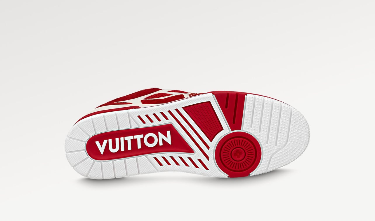 Louis Vuitton LV Skate Sneaker Red White｜TikTok Search