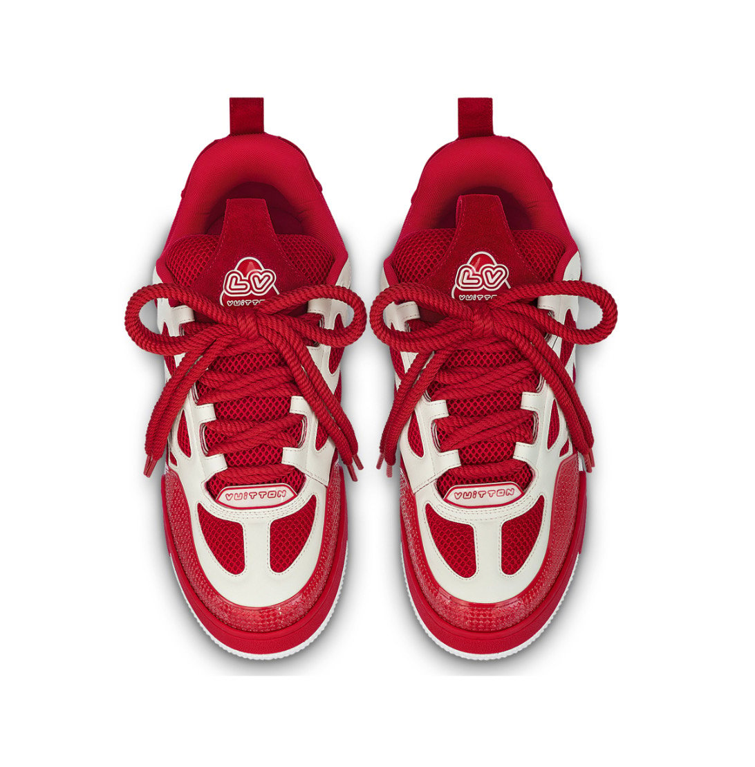 Louis Vuitton 1ABZ6J LV Skate Sneaker , Red, 6